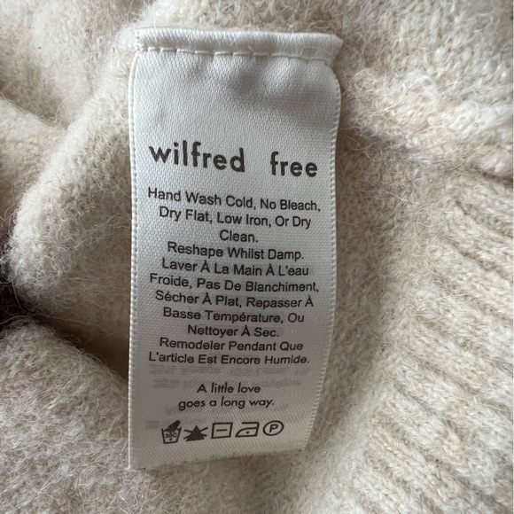 Aritzia Wilfred Free Cipriana Alpaca Wool Blend Striped Sweater Dress - Picture 3 of 5